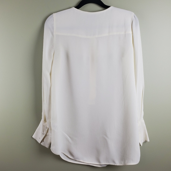 J.Crew Off White Blouse Size 4 - Picture 9 of 11